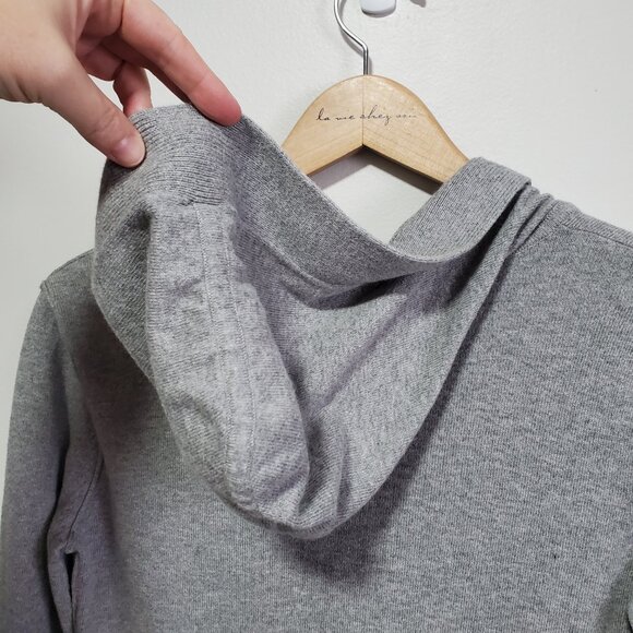 AMERICAN EAGLE Vintage Angora Rabbit Blend Cardigan Button Up Grey Women's Small - Picture 7 of 11